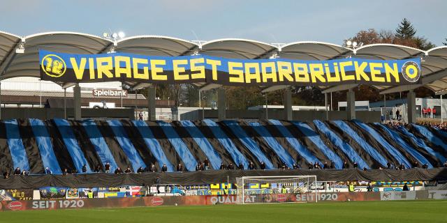 Saarbrücken Choreo gegen Kaiserslautern