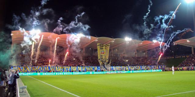 Saarbrücken Choreo gegen Kaiserslautern
