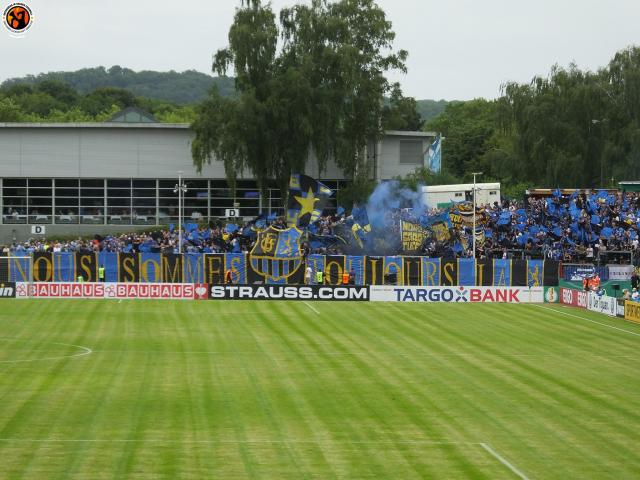 Saarbrücken Choreo gegen Regensburg