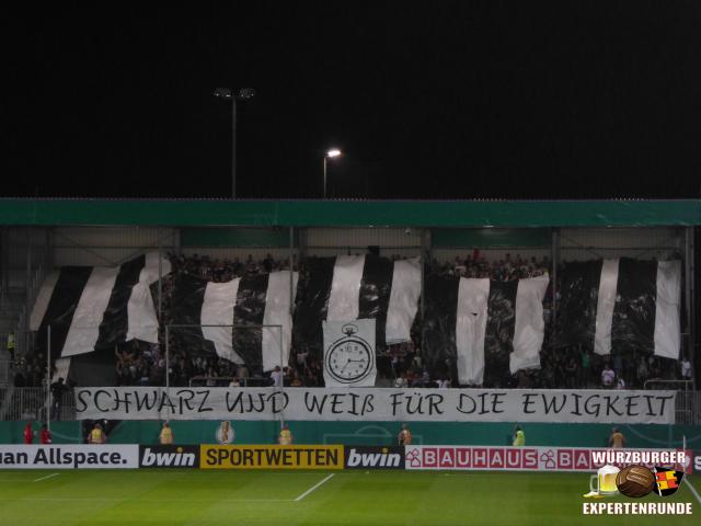 Sandhausen Choreo gegen Gladbach