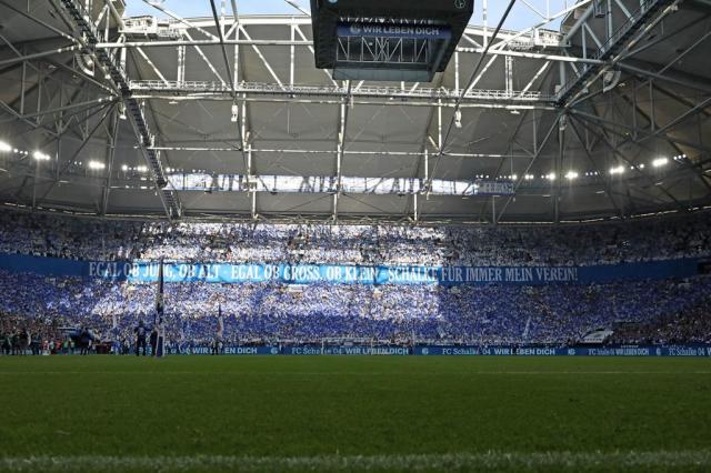 Schalke Choreo gegen Dortmund