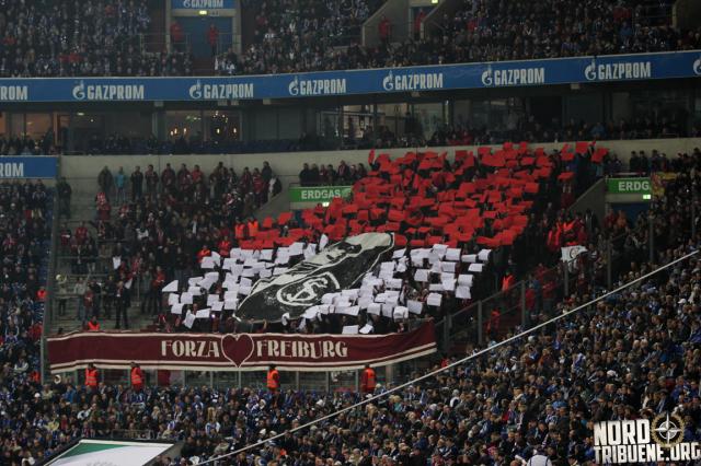 Freiburg Choreo auf Schalke