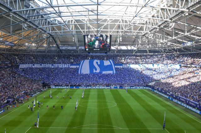 Schalke Choreo gegen Gladbach