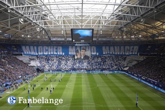 Schalke Choreo gegen Augsburg