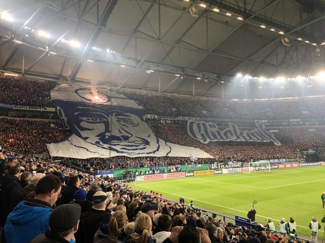 Schalke Choreo gegen Hertha