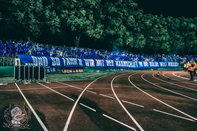 Schalke Choreo in Schweinfurt