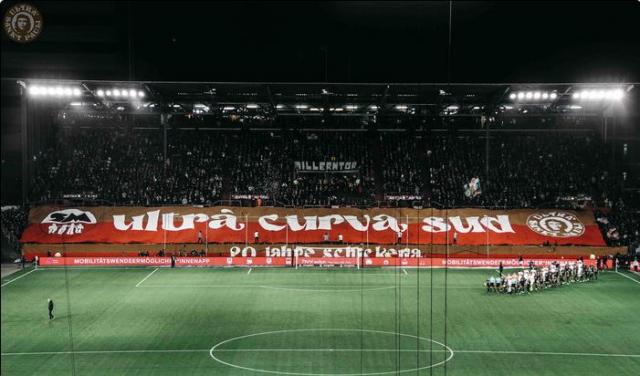 St. Pauli Choreo gegen Kiel