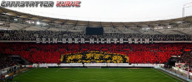 Stuttgart Choreo gegen Karlsruhe