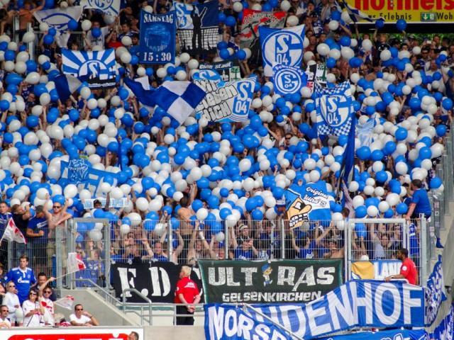 Schalke Choreo in Stuttgart
