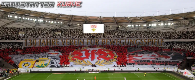 130 Jahre VfB Choreo gegen Hoffenheim