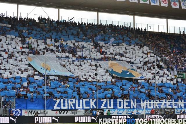 Hoffenheim Choreo gegen Nürnberg