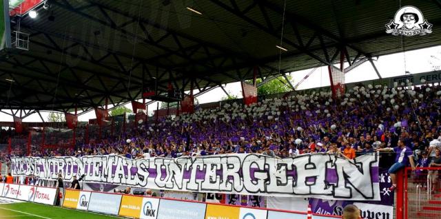 Erzgebirge Aue Choreo bei Union Berlin