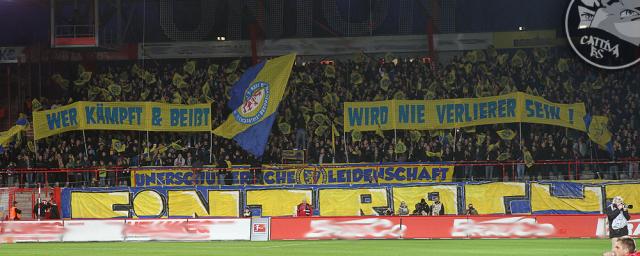 Braunschweig Choreo bei Union Berlin