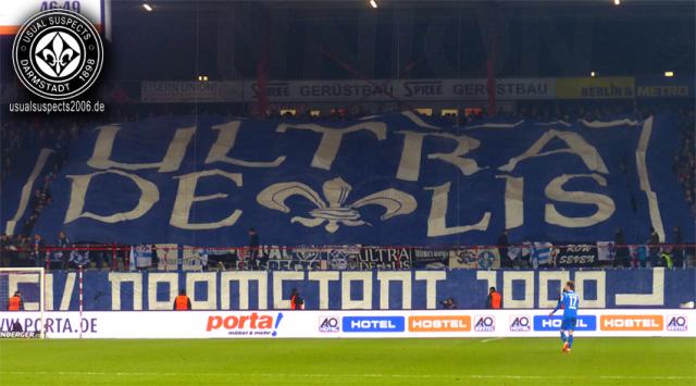 Darmstadt Choreo bei Union Berlin