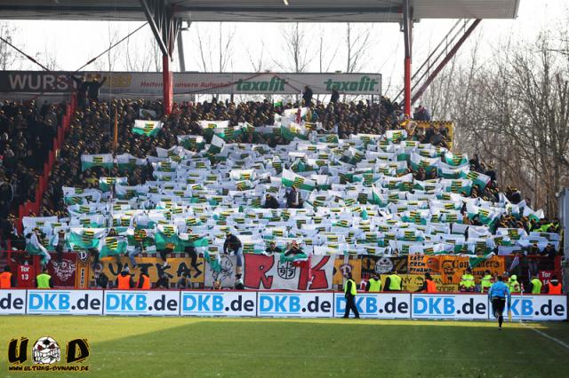 Dynamo Choreo bei Union Berlin