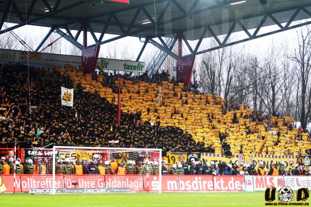 Dynamo Choreo bei Union Berlin