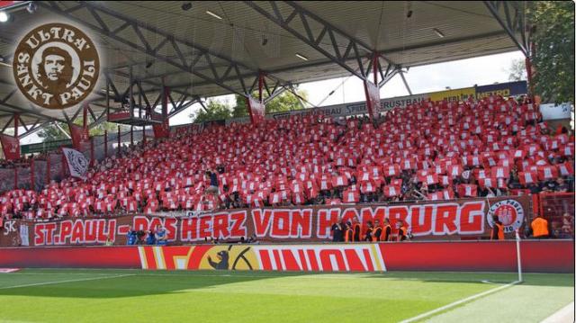 St. Pauli Choreo bei Union Berlin