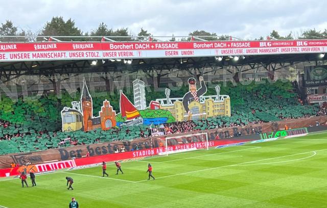 Union Berlin Choreo gegen Bremen