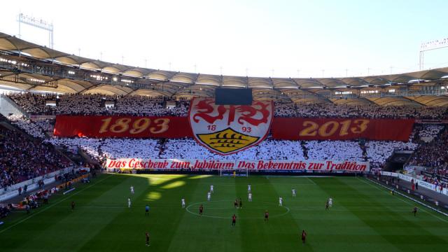 VfB Choreo gegen Frankfurt