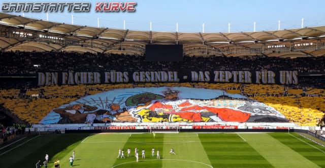 VfB Choreo gegen Karlsruhe