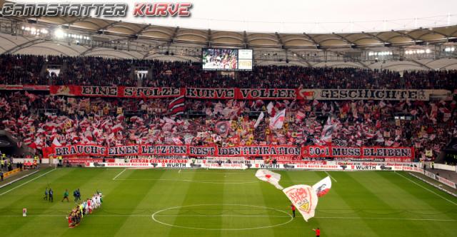 VfB Choreo gegen Leipzig