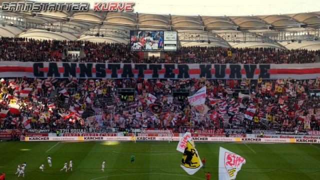 VfB Choreo gegen Leipzig