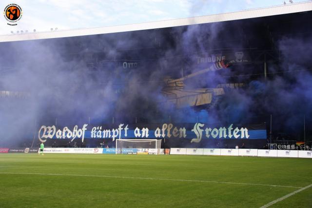 Mannheim Choreo gegen Rostock