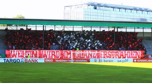 Wiesbaden Choreo gegen Aue