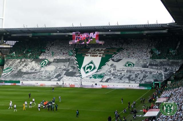 Bremen Choreo gegen Heidenheim