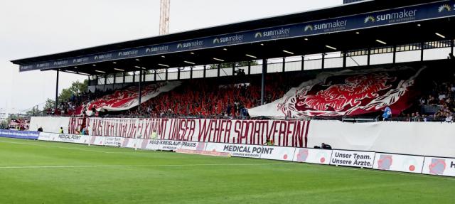 Wiesbaden Choreo gegen Karlsruhe