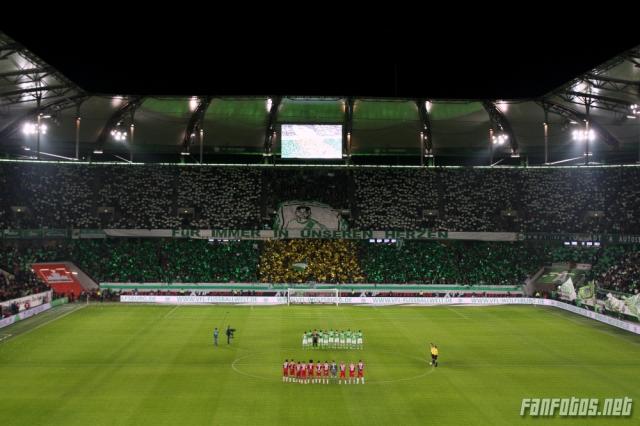 Wolfsburg Choreo gegen Bayern München