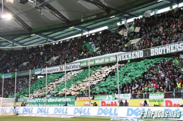 Wolfsburg Choreo gegen Bremen
