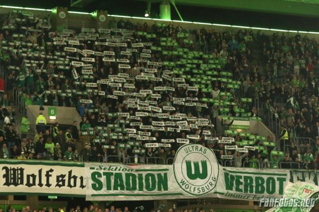 Wolfsburg Choreo gegen Bremen