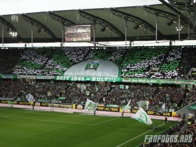 Wolfsburg Choreo gegen Dortmund
