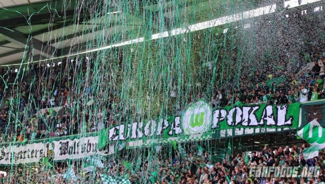 Wolfsburg Choreo gegen Gladbach