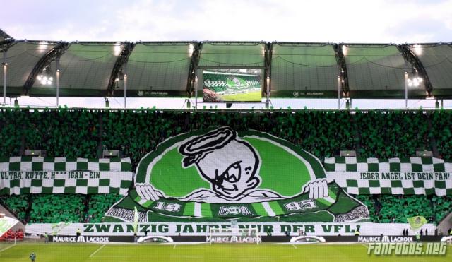 Wolfsburg Choreo gegen Hertha