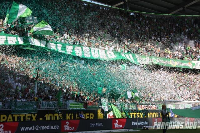 Wolfsburg Choreo gegen Lautern