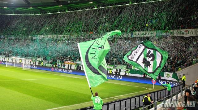 Wolfsburg Choreo gegen Manchester United