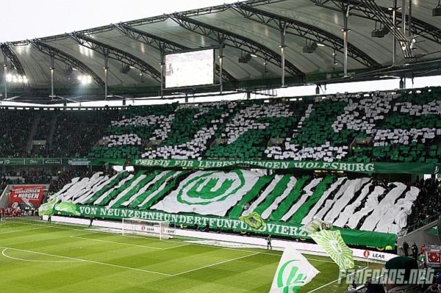 Wolfsburg Choreo gegen Stuttgart