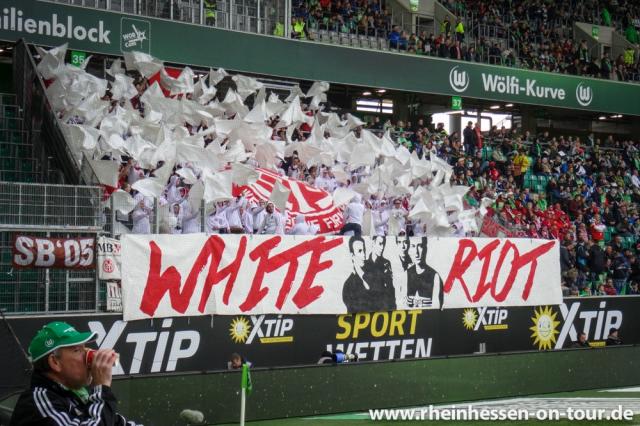 Mainz Choreo in Wolfsburg