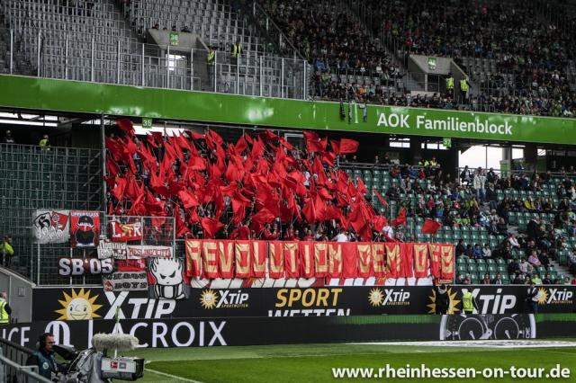 Mainz Choreo in Wolfsburg