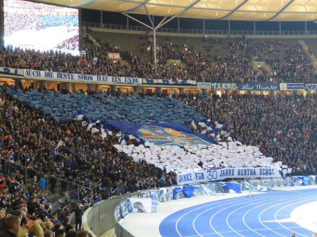 Abschiedschoreo für das "Hertha Echo"