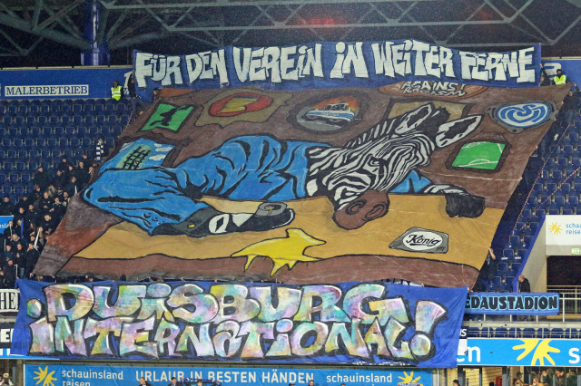 Duisburg Choreo gegen Kaiserslautern