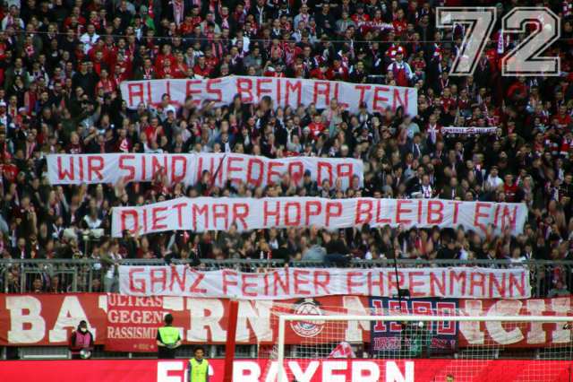 Bayern-Spruchbänder gegen Hoffenheim