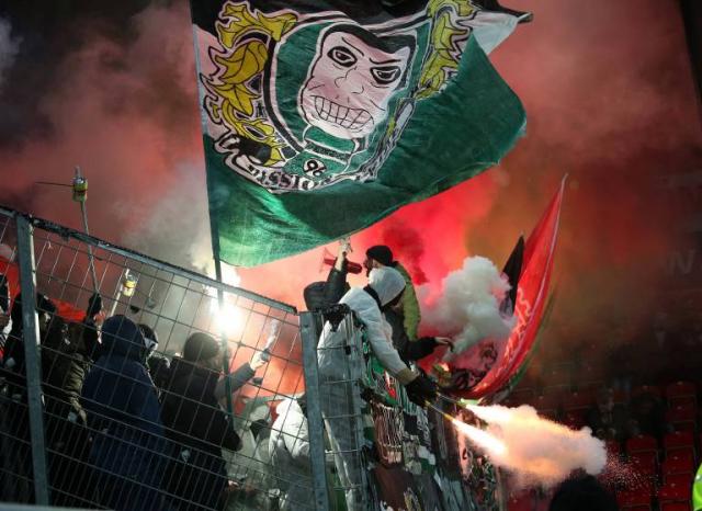 Hannoveraner Pyro-Show in Mainz