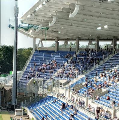 Abmessung Gästeblock Wildparkstadion Karlsruhe