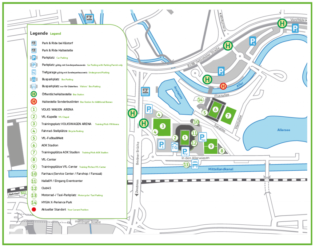 Volkswagen Arena - Stadion-Informationen & Tipps für Gästefans
