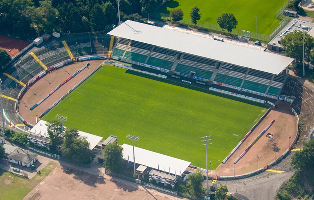 PreußenStadion von Oben