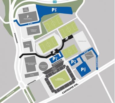 Anfahrt Vonovia Ruhrstadion