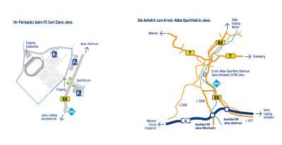 Anfahrt Ernst-Abbe-Sportfeld